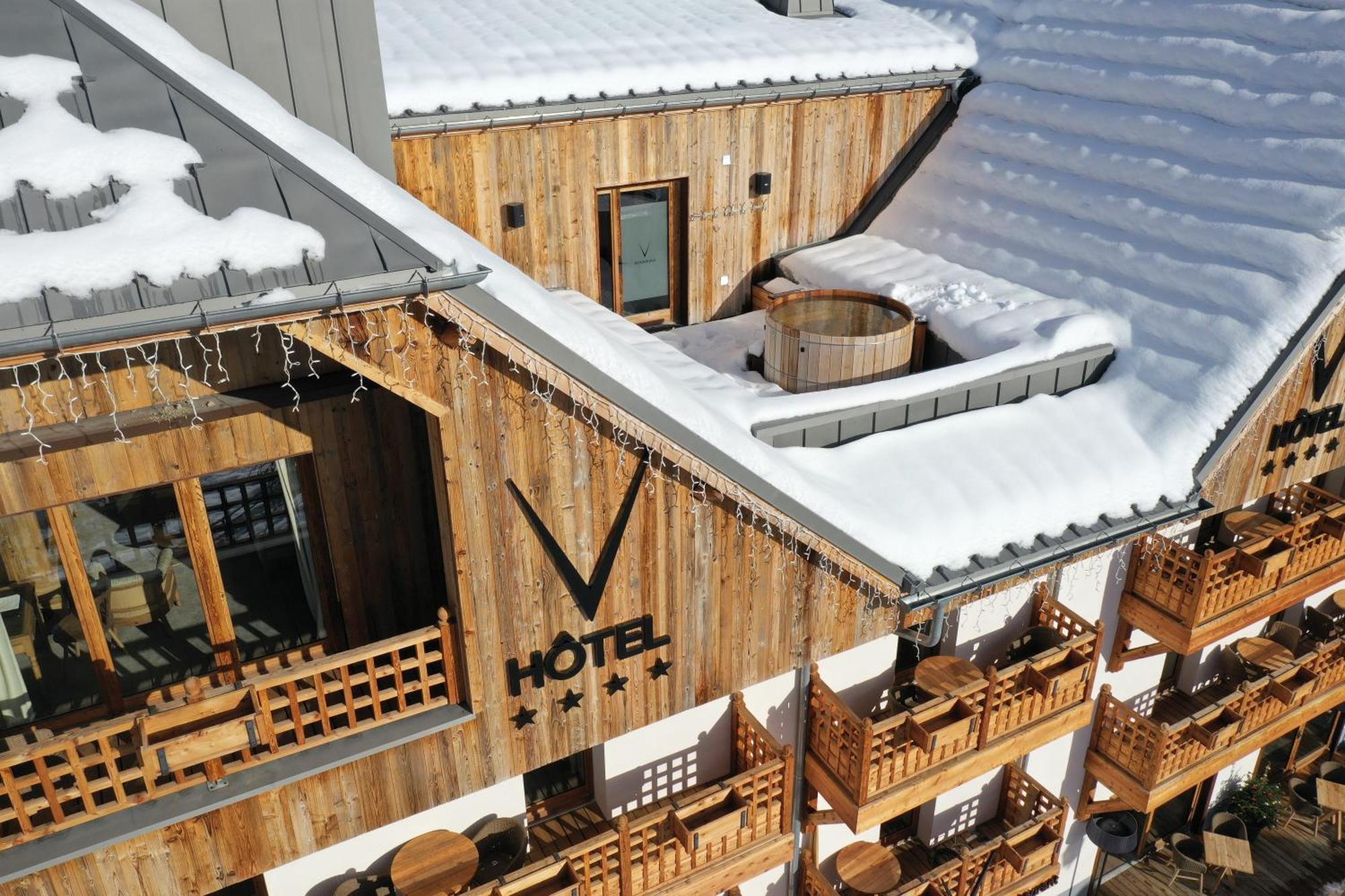 Hotel Le V De Vaujany Eksteriør billede